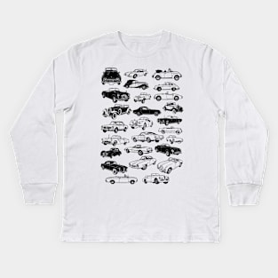 Vintage Cars Kids Long Sleeve T-Shirt